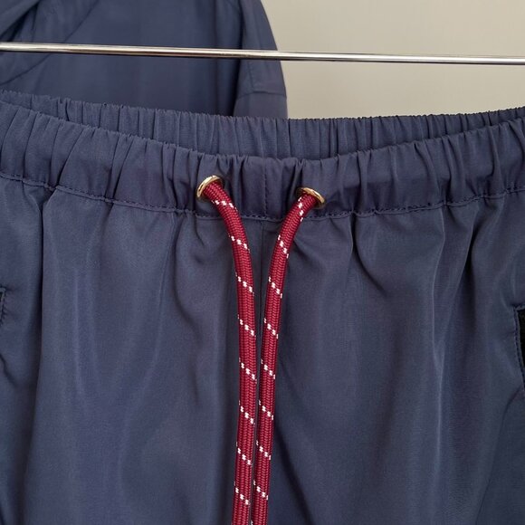 Miu Miu Navy Blue Nylon Hooded Jacket & Shorts Set Sz S - Picture 8 of 10